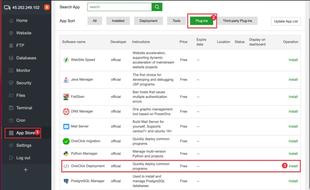 OneClick Deployment