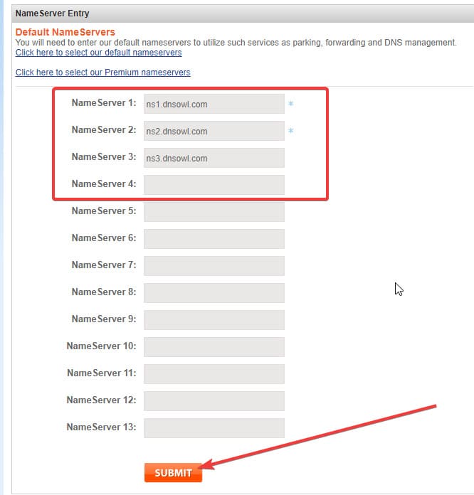 dns domain namesilo nameserver 2