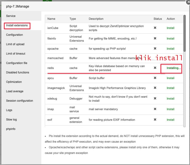 install redis 7