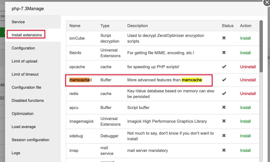 memcached 7