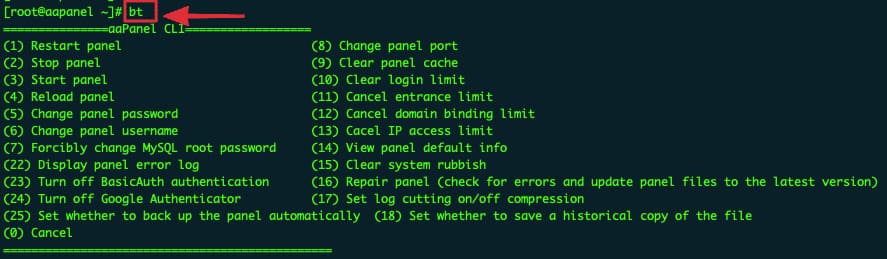 terminal ssh