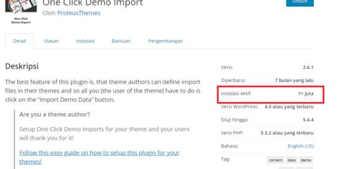 memilih plugin