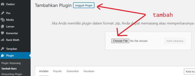 tambah plugin 2