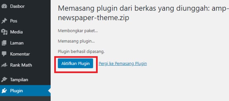 tambah plugin 3